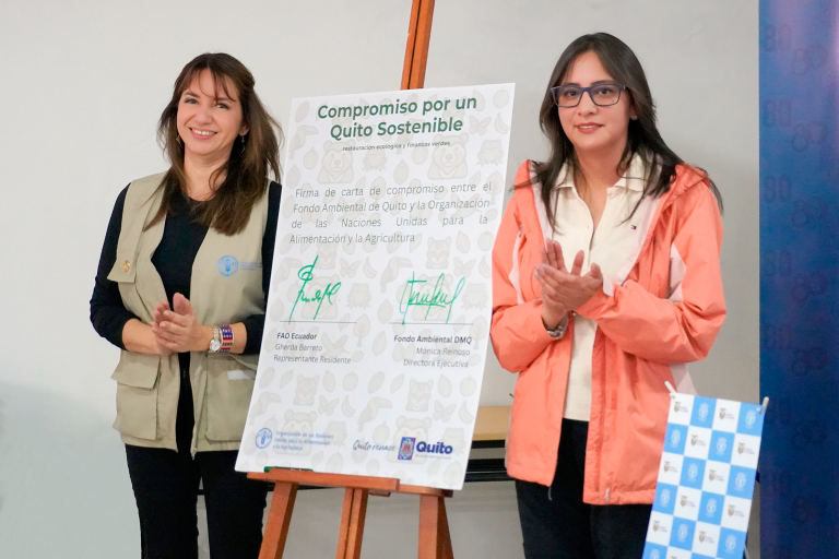 Quito fortalece los sistemas agroalimentarios sostenibles en el Chocó Andino e Ilaló con apoyo de la FAO